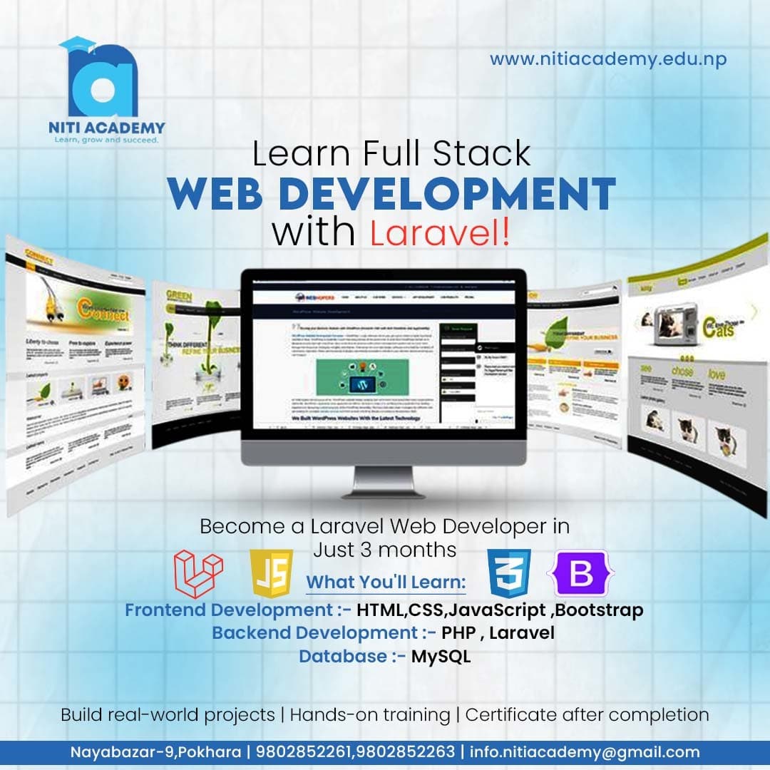 Laravel Web Development  Course