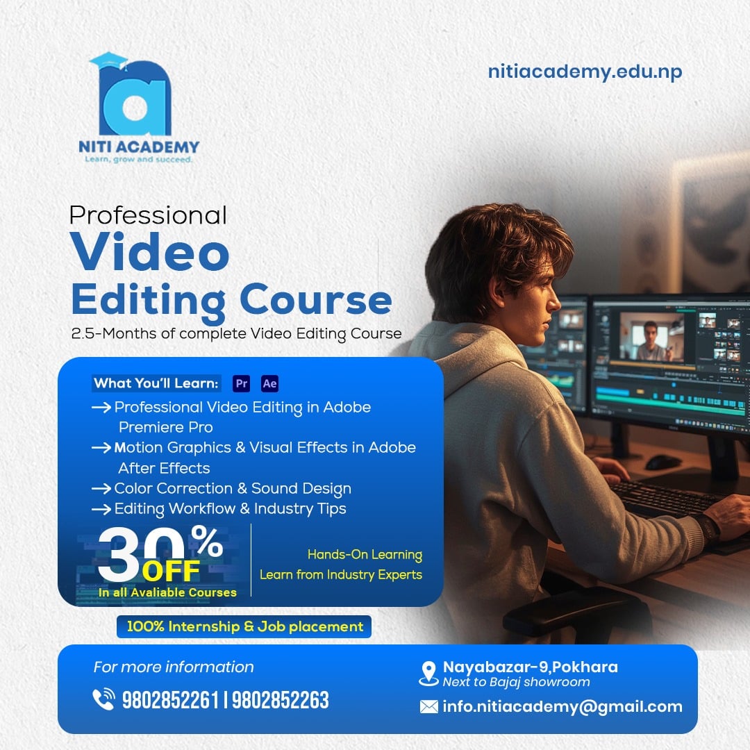 Video Editing Course in Pokhara